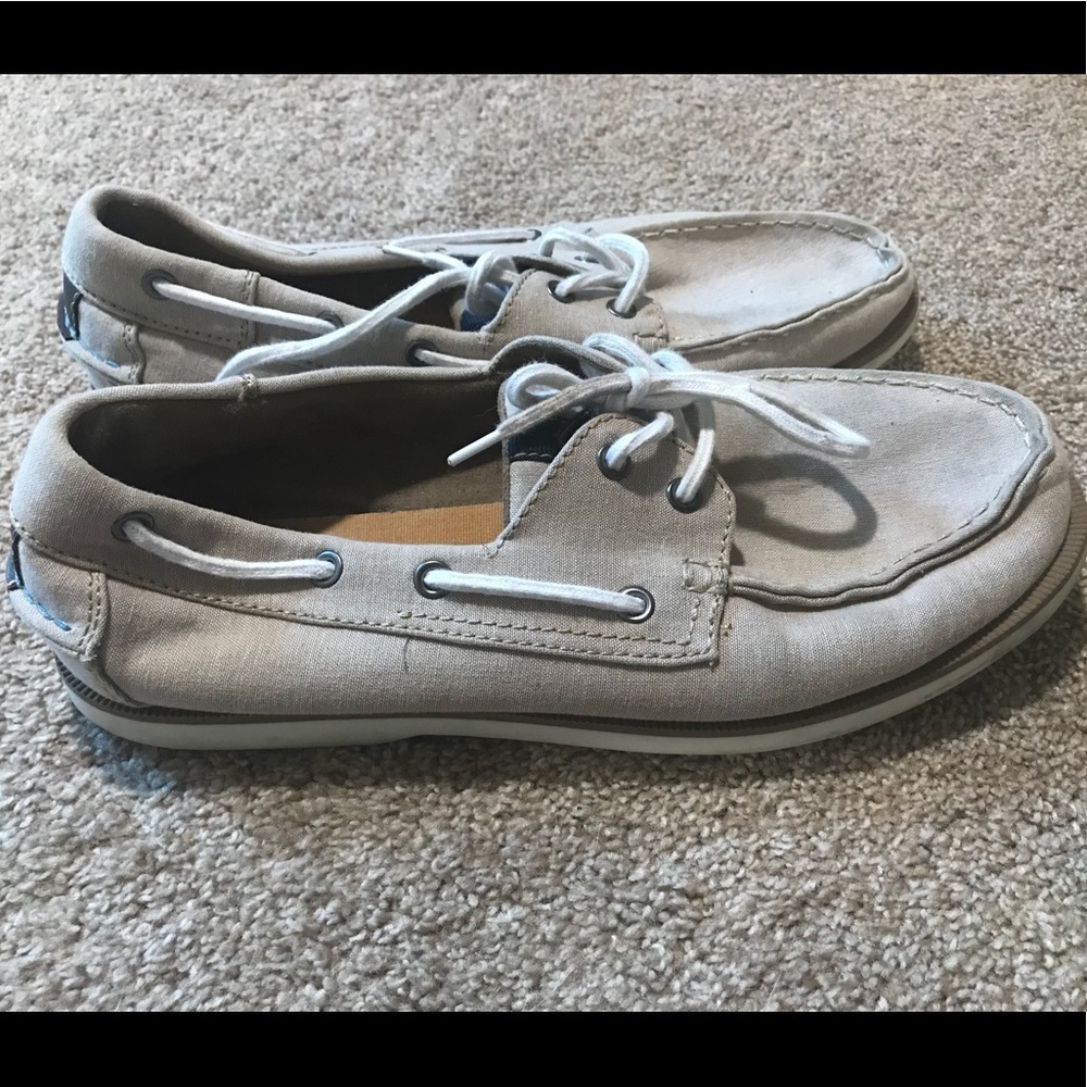Sonoma Goods For Life Men’s Carey Beige Boat Shoes